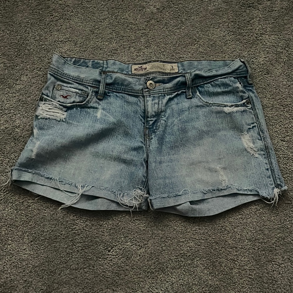 hollister jean shorts